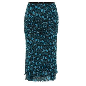 NWT Diane Von Furstenberg Leopard Print Elaine Skirt